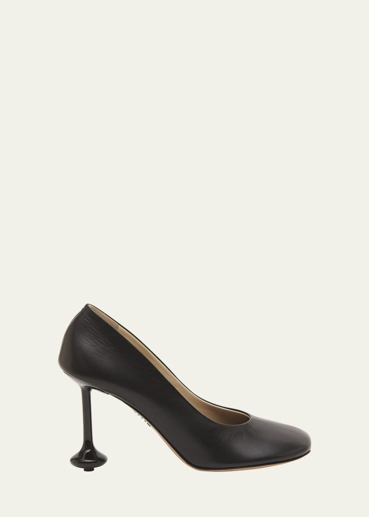 Toy Leather Drop Stiletto Pumps