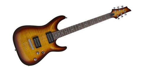 The Hollywood Classic's design sits somewhere between a Strat, a PRS and a Les Paul, but sounds most like the latter