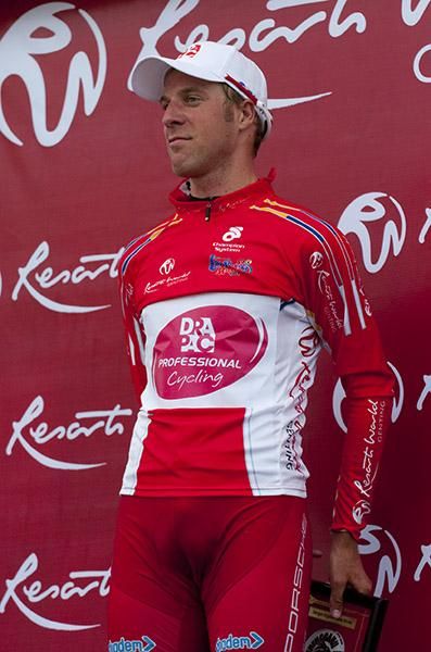 Drapac Cycling's Floris Goesinnen is the leader of the KOM jersey competition after the first day as a peloton on the road.