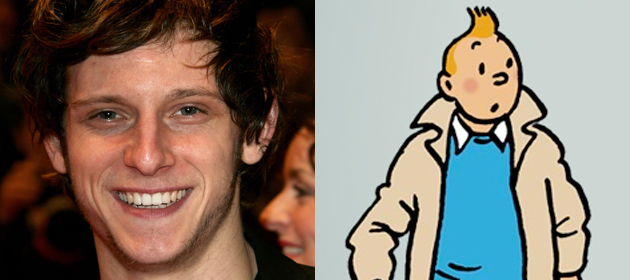 Jamie Bell is Tintin...