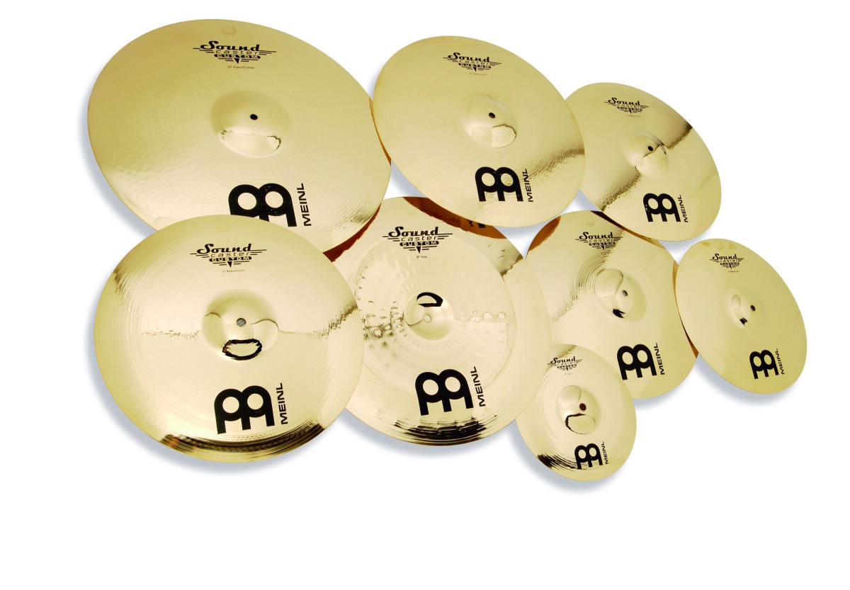 The cymbals are made from an usual B12 bronze alloy that sits between the customary B8 and B20 formulas