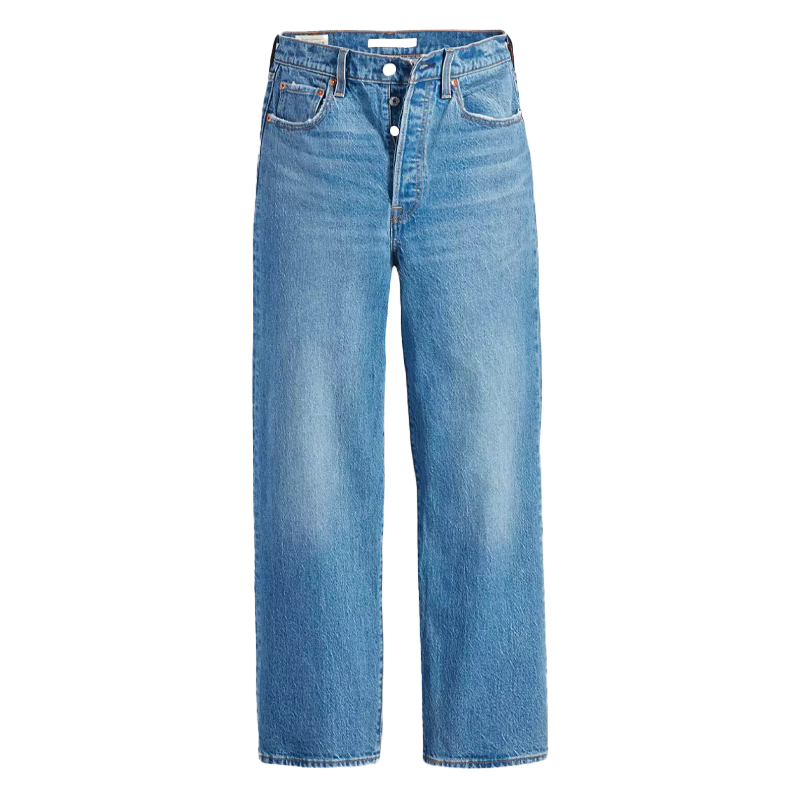 Blue mid wash straight leg jeans, Levi&#039;s
