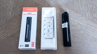 Cosori smart meat thermometer with packaging