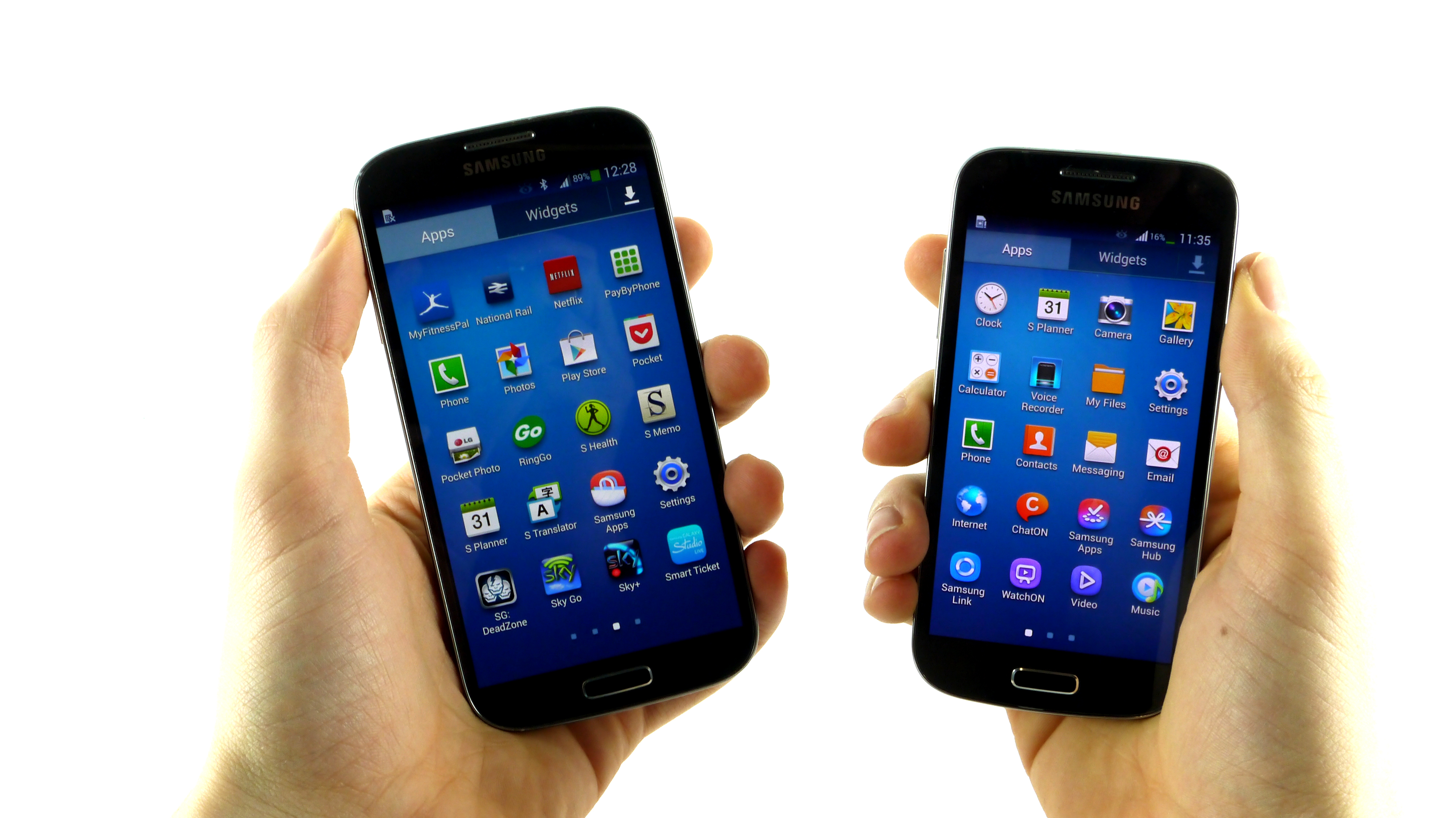 Samsung Galaxy S4 and Galaxy S4 mini