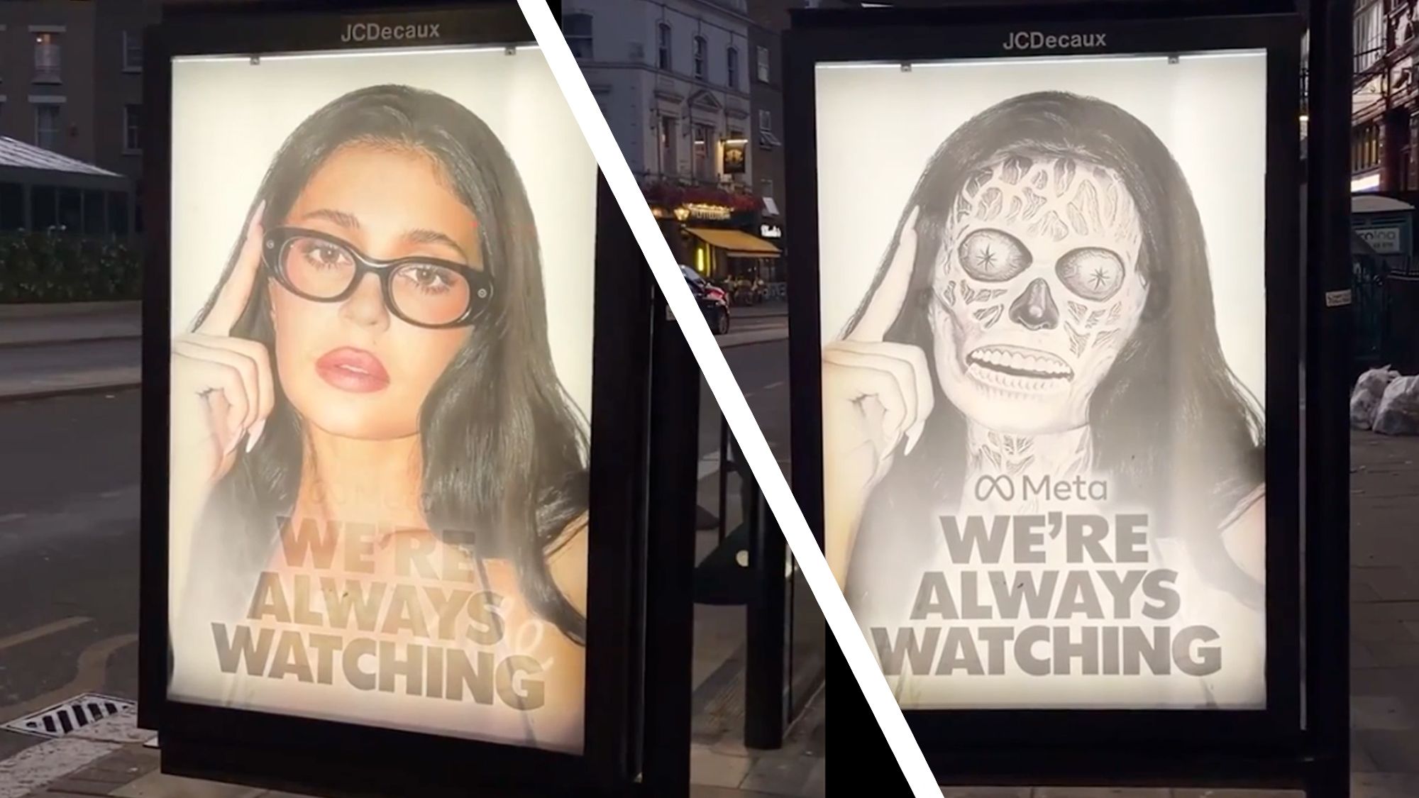 'People are choosing to be a walking Flock camera': the smart glasses backlash hits new heights as celebrities blast 'creep goggles' — and activists install fake Meta Glasses ads at London bus stops