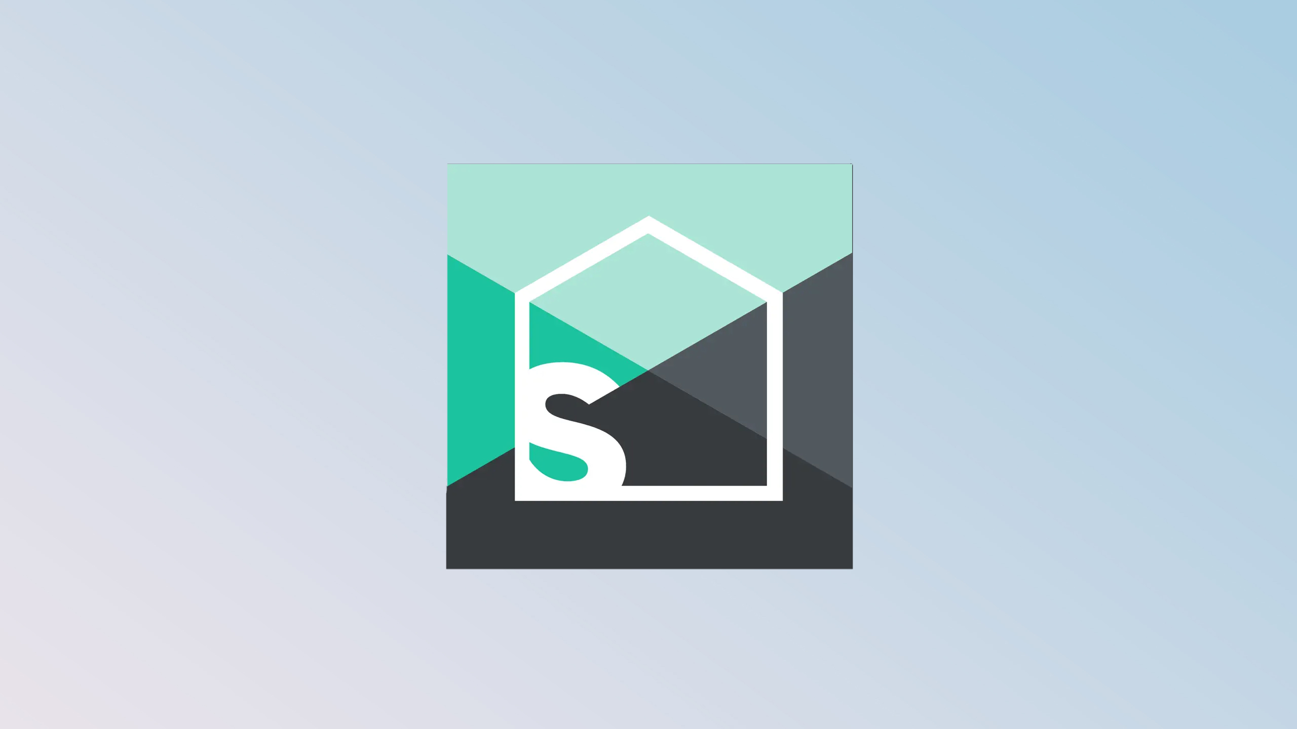 The Splitwise logo on a pale blue background