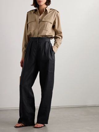 FAITHFULL THE BRAND, Duomo Linen Straight-Leg Pants