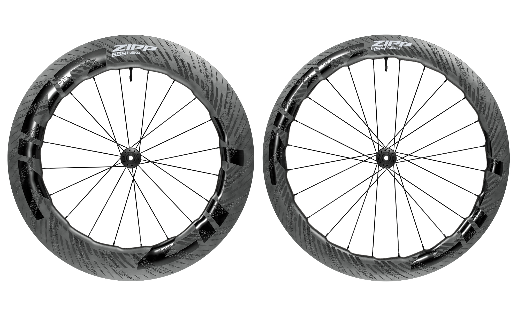 Zipp 454 NSW and 858 NSW wheels