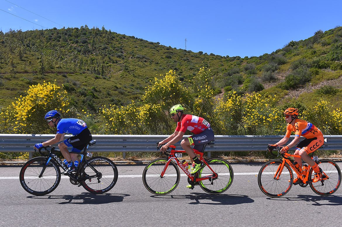 The breakers on stage 3 of the Giro d'Italia