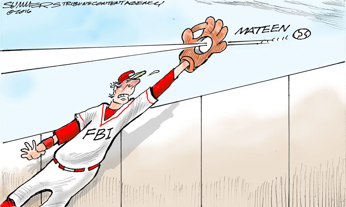 Political cartoon U.S. FBI Mateen Orlando Terrorism | The Week