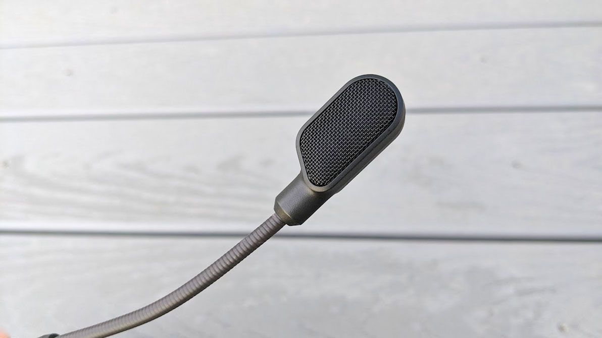 Photograph of the HyperX Cloud 3 Gaming Headset's microphone.