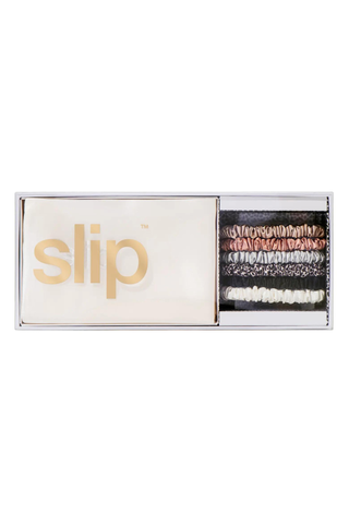 slip silk scrunchies set