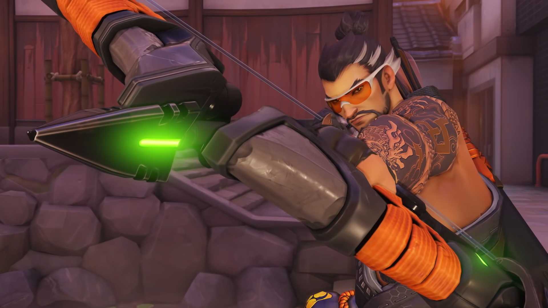 Hanzo foi retirado temporariamente de Overwatch 2 após sua arma