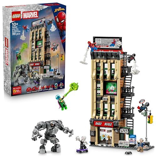 Lego Marvel Spider-Man Vs. Mysterio: The Daily Bugle Building