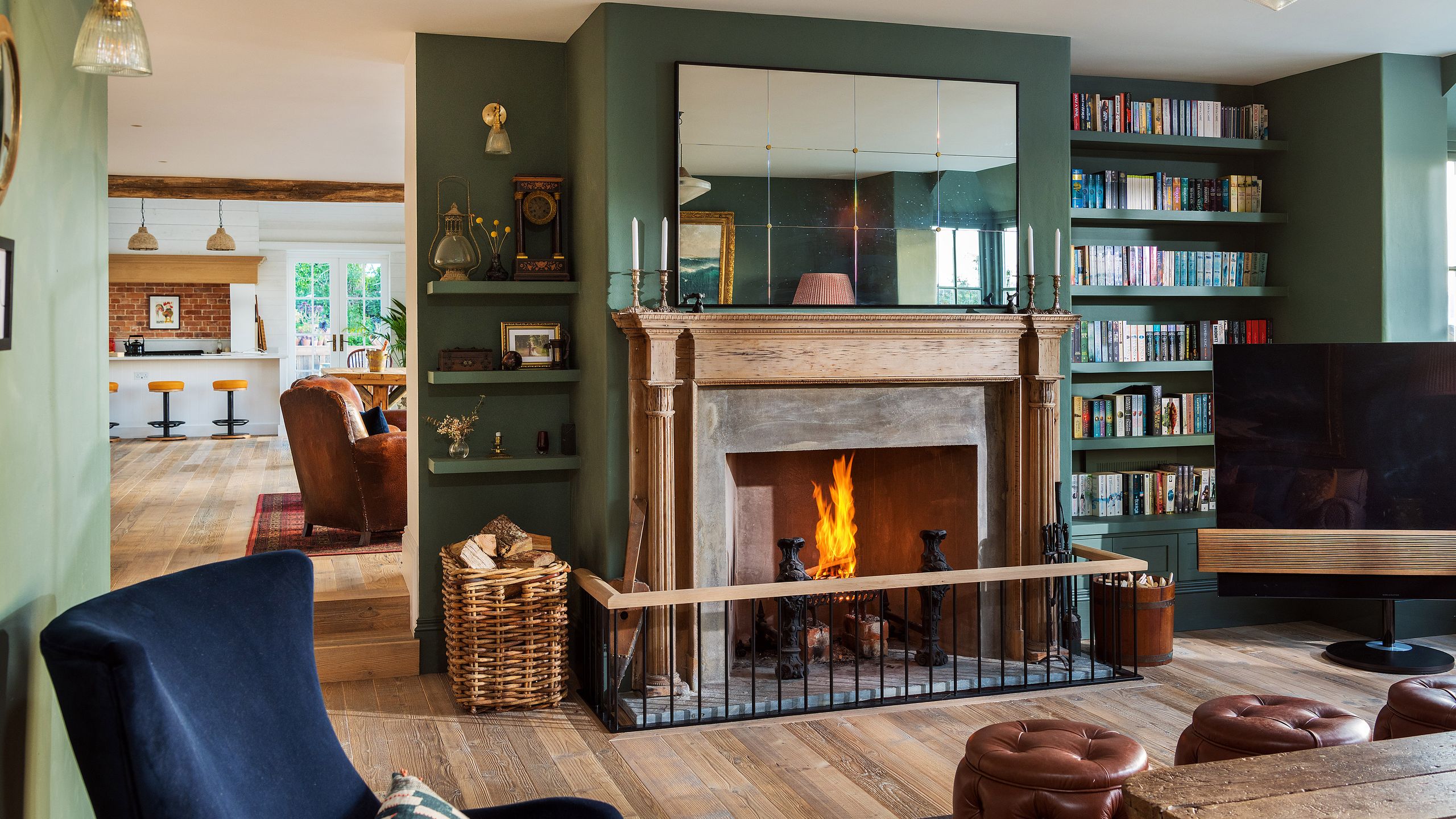 Choose a Statement Fireplace as the Focal Point