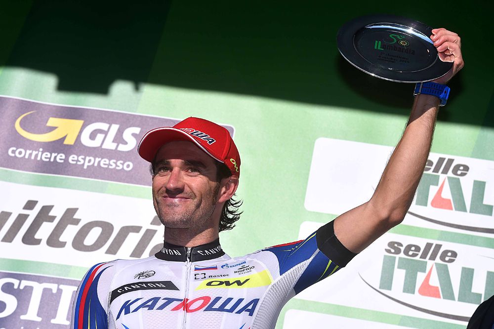 Daniel Moreno (Katusha) takes second place