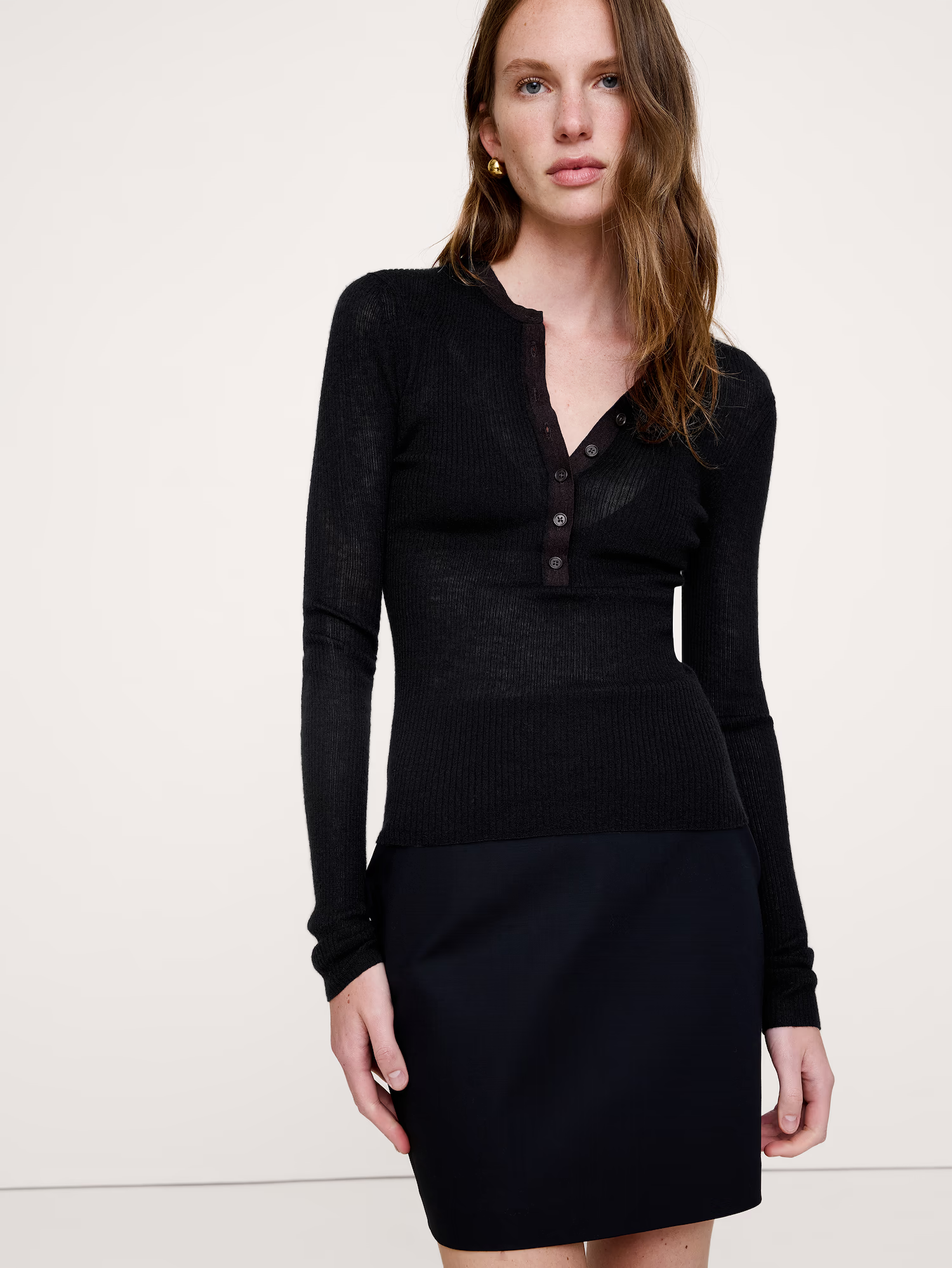 Banana Republic, Featherweight Cashmere Henley