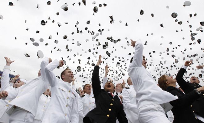 Navy graduates