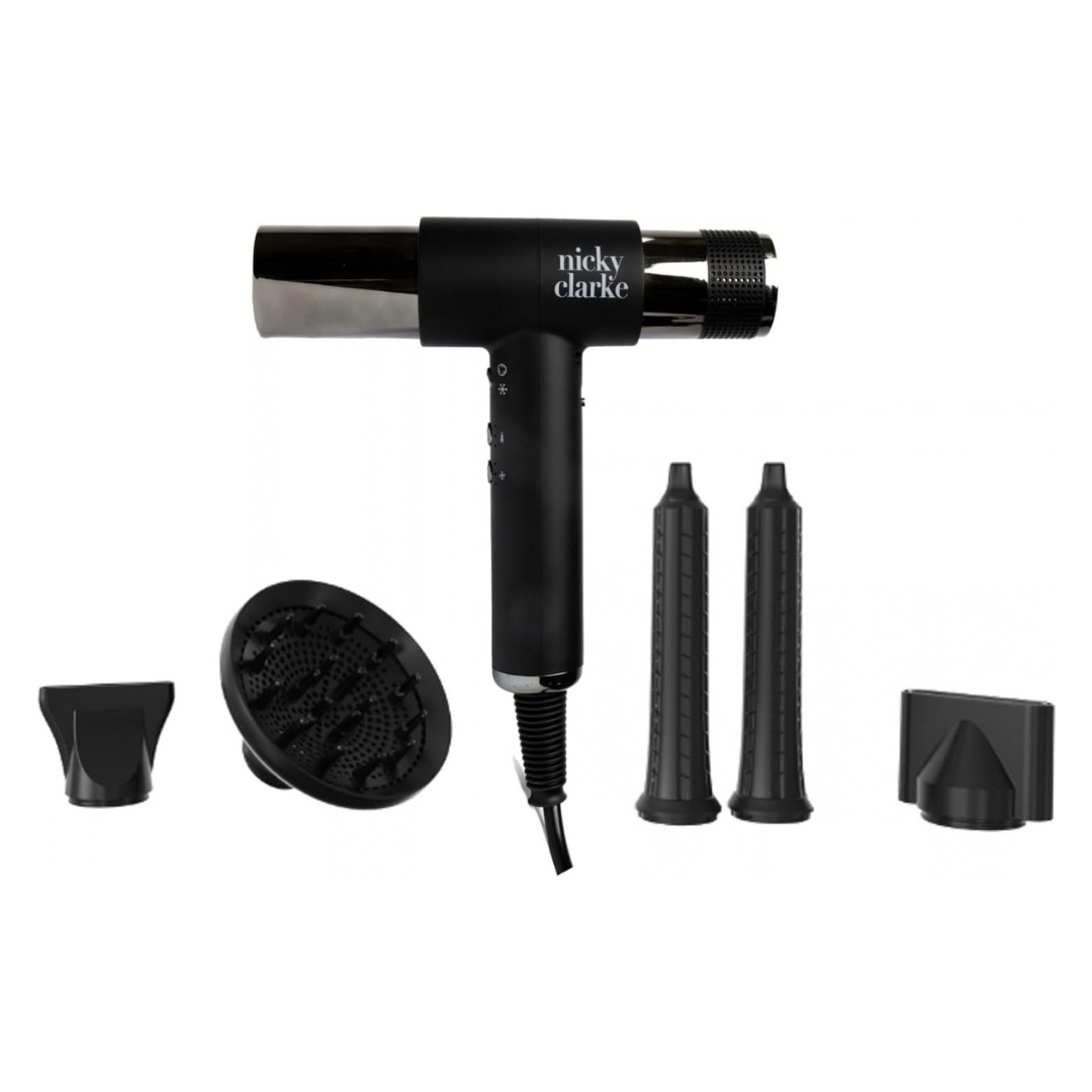 Nicky Clarke AirStyle PRO Dryer and Styler and its attachments