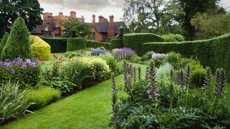 arts and crafts garden at Wightwick Manor National Trust