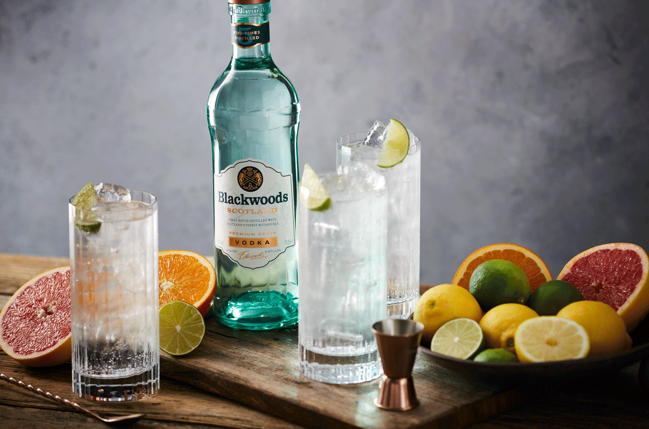 Blackwoods Vodka Tonic