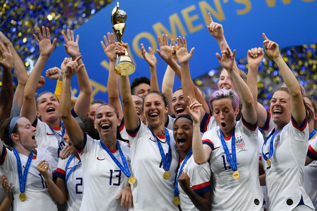 The U.S. Women&amp;#039;s National Team at the World Cup.