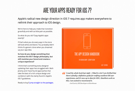 Thanks to his email list, Nathan Barry launched The App Design Handbook and made $36,297 in 24 hours