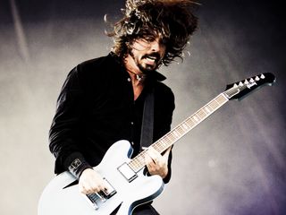 Dave Grohl onstage at T In The Park, 2011