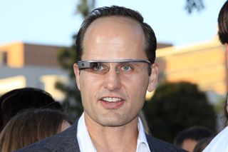 Man with google glasses