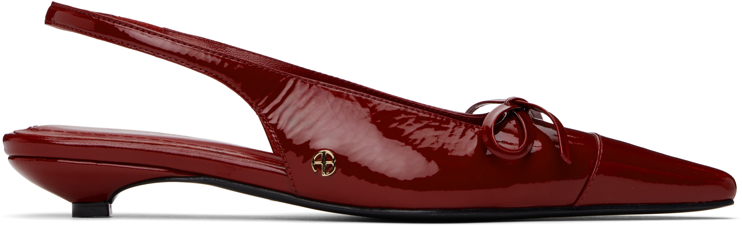 Red Zoey Slingback Heels