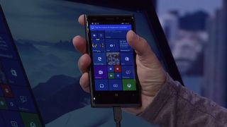 Continuum on Windows 10 for phones