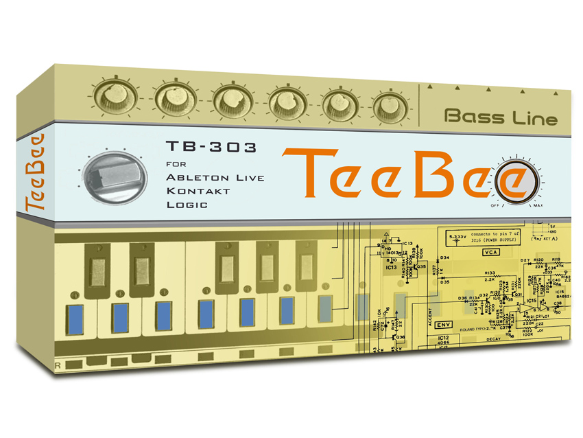 TeeBee is a virtual Roland TB-303 for your favourite sampler or DAW.