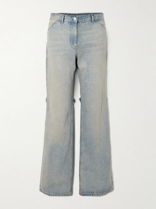 Sailor Mid-Rise Jeans mit weitem Bein