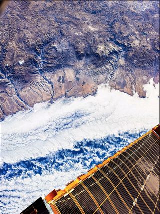 The Peruvian coast, photographed by Shenzhou 12 astronaut Tang Hango