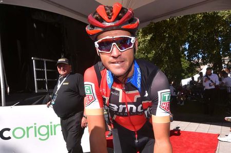 Greg Van Avermaet (BMC Racing) on the start line in Quebec