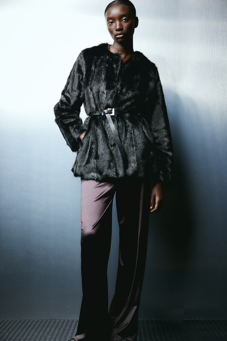 Straight Jersey Trousers