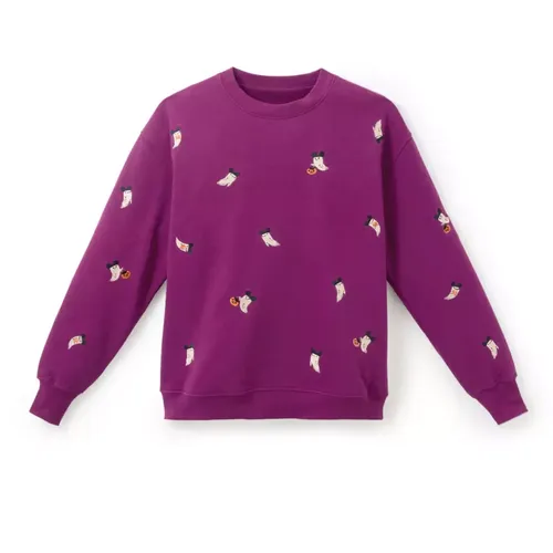 Mickey Mouse Ear Hat Ghost Halloween Pullover Sweatshirt