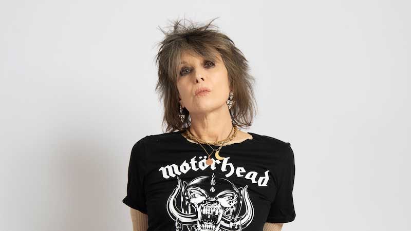 Chrissie Hynde wearing a Motorhead t-shirt