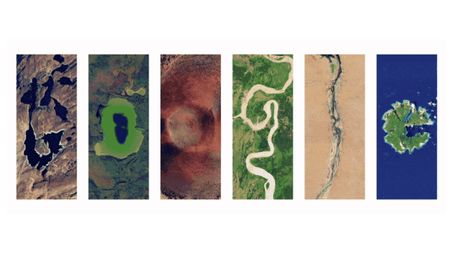 Google Earth Day 2026 doodle make out of aerial photography