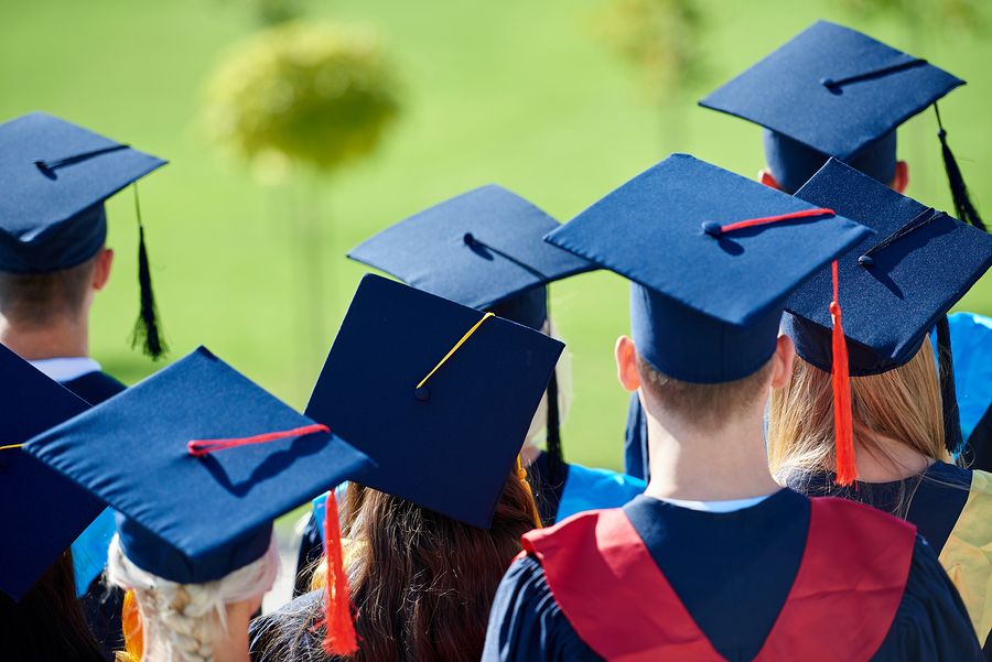 Students graduating