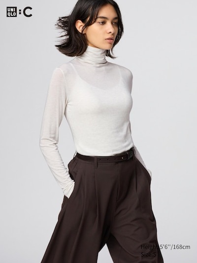 Heattech Extra Warm Cashmere Blend Turtleneck T-Shirt