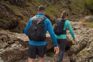 inov-8 VENTURELITE hiking collection, modelled by runners on a mountainside