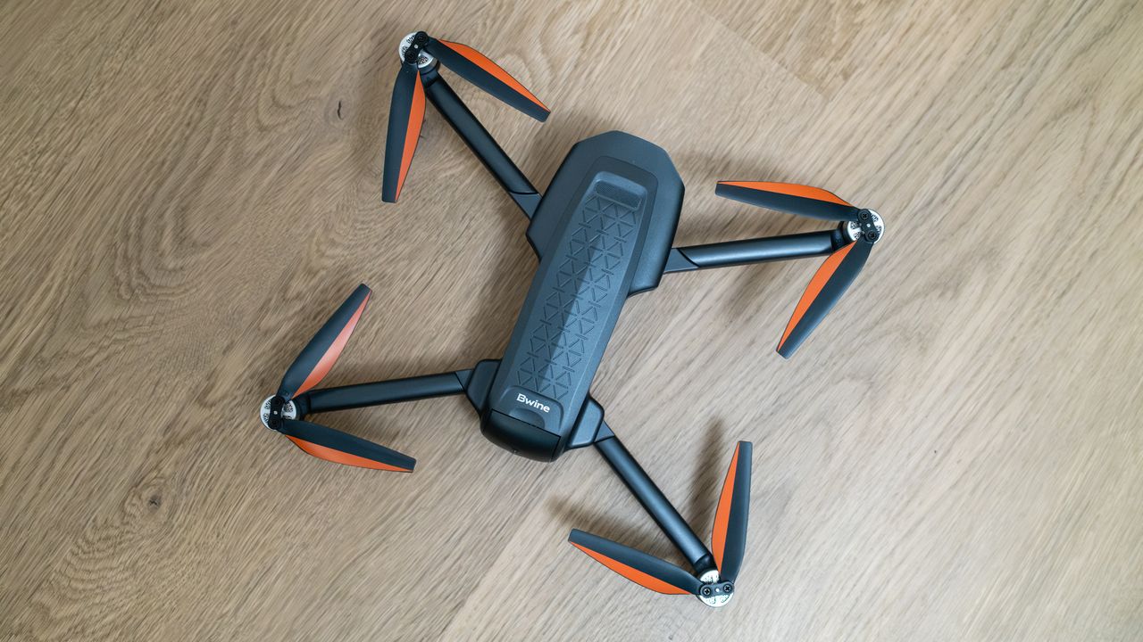 Bwine F7GIM unfolded ready for flight top view