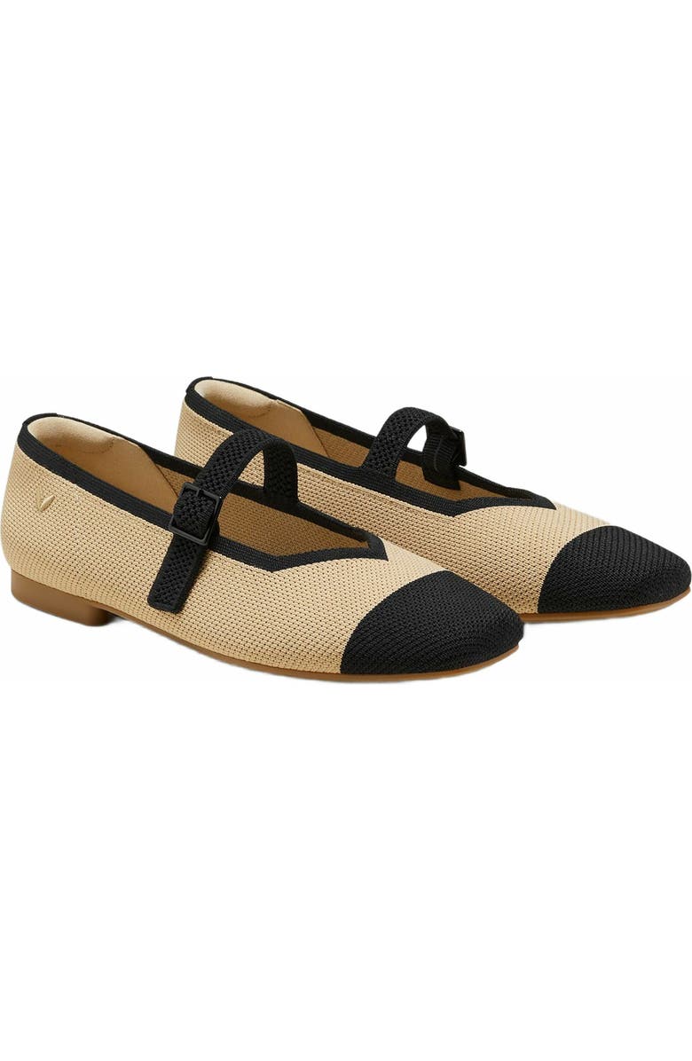 Margot Mary-Jane Square-Toe Ballet Flats