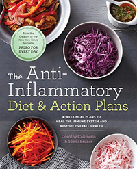 The Anti-Inflammatory Diet &amp; Action Plans: 4-Week Meal Plans to Heal the Immune System and Restore Overall Health | Dorothy Calimeris &amp; Sondi Bruner | RRP: $24.53 / £18.74
Find 130 anti-inflammatory recipes, as well as specific month-long meal plans to get started.