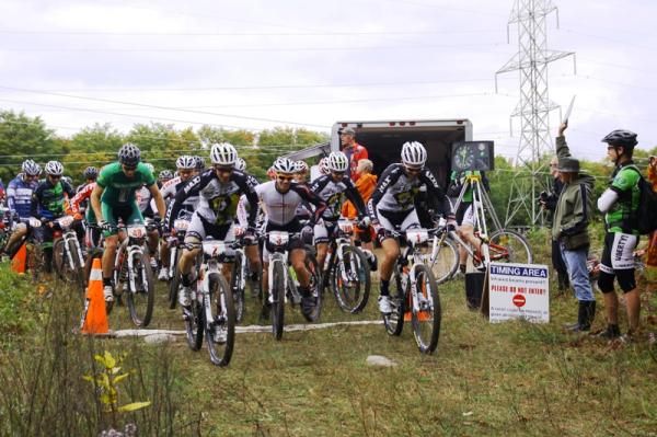 The racers are off for the start of stage 2