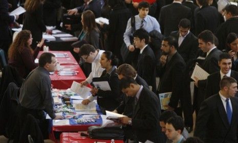 A New Jersey job fair