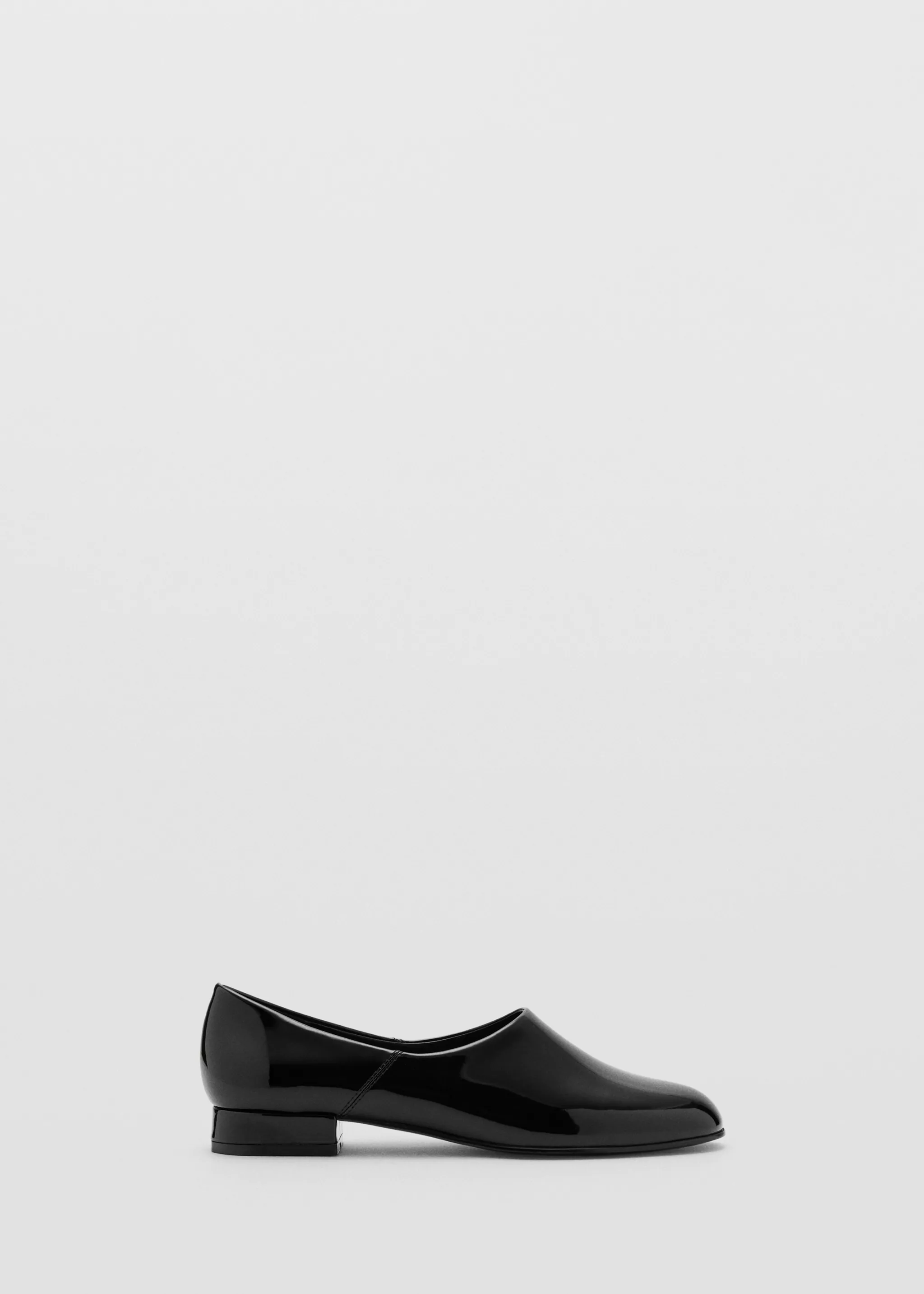 MANGO, Patent Leather Flat Shoes