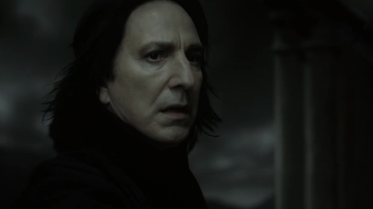 Snape staring ahead