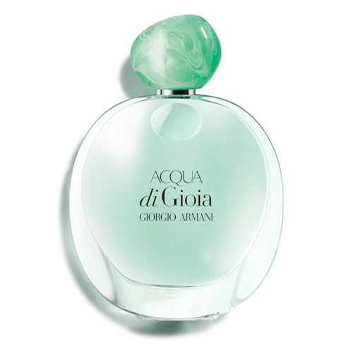 Armani Beauty – Acqua Di Gioia – Eau De Parfum – Floral Fruity Fragance for Women – Primofiore Lemon, Water Jasmin, Cedarwood Notes - 3.4 Fl Oz